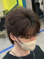 ダズルヘアラッシュ(DAZZLE hair RUSH)&nbsp;名古屋毛流れセンターパートニュアンスパーマフェザーパーマ30代