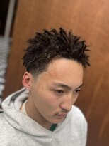 フランクス バーバー ウエストトウキョウ 吉祥寺店(FRANK’S BARBER WEST TOKYO)&nbsp;MEN’SHAIR波巻ツイストスパイラルフェザーパーマ吉祥寺