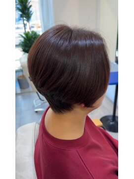 チョコブラウン艶カラー