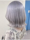 ホワイトラベンダー/ホワイト/水色/ハイトーン
