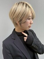 ジアン バイ ミルボン NU茶屋町+(GIEN by milbon)&nbsp;丸みくびれショート/分け目なし大人ショート/ショートボブ