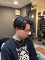 ザ ブライト バーバー(The BRIGHT BARBER)&nbsp;七三マッシュバリカン下 6mm グラデーション