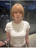 ヘアサロン エン(hair salon en.)&nbsp;柔らかく透けるミルクティーベージュ
