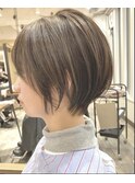 [KANDA]アッシュグレージュの襟足すっきりショート