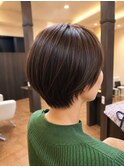 こなれ感抜群の丸みショート