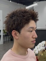ラスト(LUAST)&nbsp;波巻きパーマ波巻きスパイラルパーマツイストパーマメンズヘア
