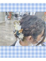 フレンズ 平岡店(friend's) 【札幌平岡　ヘアセット(アップスタイル)】　五十嵐美穂
