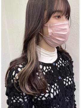 キラ 原宿(KILLA) インナーカラー/ミディアム/ボブウルフ/カール/ショコラベージュ