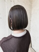 ペネロープ(Penelope)&nbsp;前下がりミニボブxダークグレージュ　担当　夕島