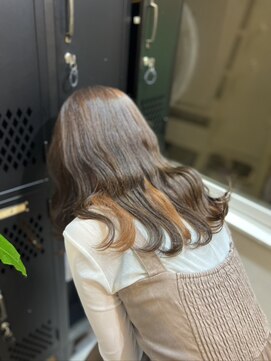 ヴァイス 渋谷店(VAICE) ☆インナーカラー☆オレンジベージュ