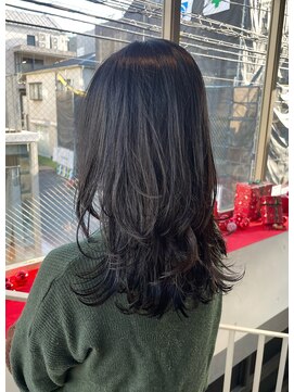 アクアオモテサンドウ(ACQUA omotesando) *ネオウルフレイヤーカット!ロングウルフレイヤーハイレイヤー