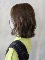 アイティーバイアルバム 北千住店(IT by ALBUM)&nbsp;オリーブグレージュボブ_ショコラアッシュ_ba422011