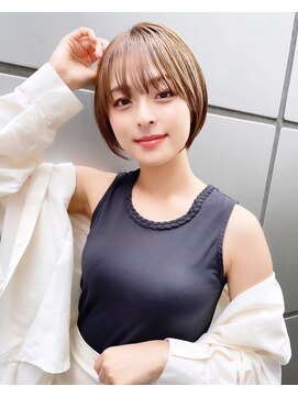 ロンドホットリップ 立川(Lond hot lip) モードヘア×前髪/顔周り髪質改善ショート[立川]