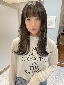 ジーナ 天神(Zina) wolf layered×face flaming