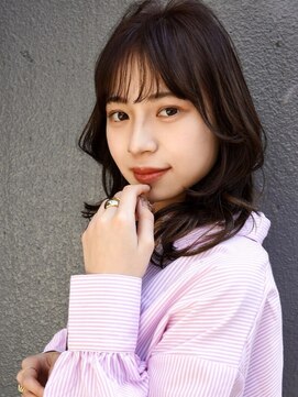 ブゾン(buZon) 【buZon ブゾン】ショコラアッシュ×ふんわりカール