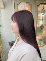 フリースタイル(Free Style)&nbsp;ストレートロング×パープル系《筑西市フリースタイル》