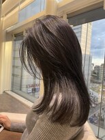 エアー 久留米(AIR)&nbsp;大人黒髪レイヤースタイル　天神　久留米