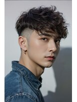 オリジンズヘアーセカンド 守谷店(Origins hair 2nd)&nbsp;フェードカット&スペインカールパーマ