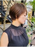 ショートボブ小顔カット大人ヘア髪質改善30代40代50代表参道青山