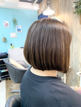 ブレス ヘアアンドスパ 湘南台(bless hair spa) 前下がりボブスタイル