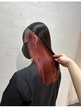 プライズ 成増店(prize) インナーカラー×レッドカラーダブルカラー成増