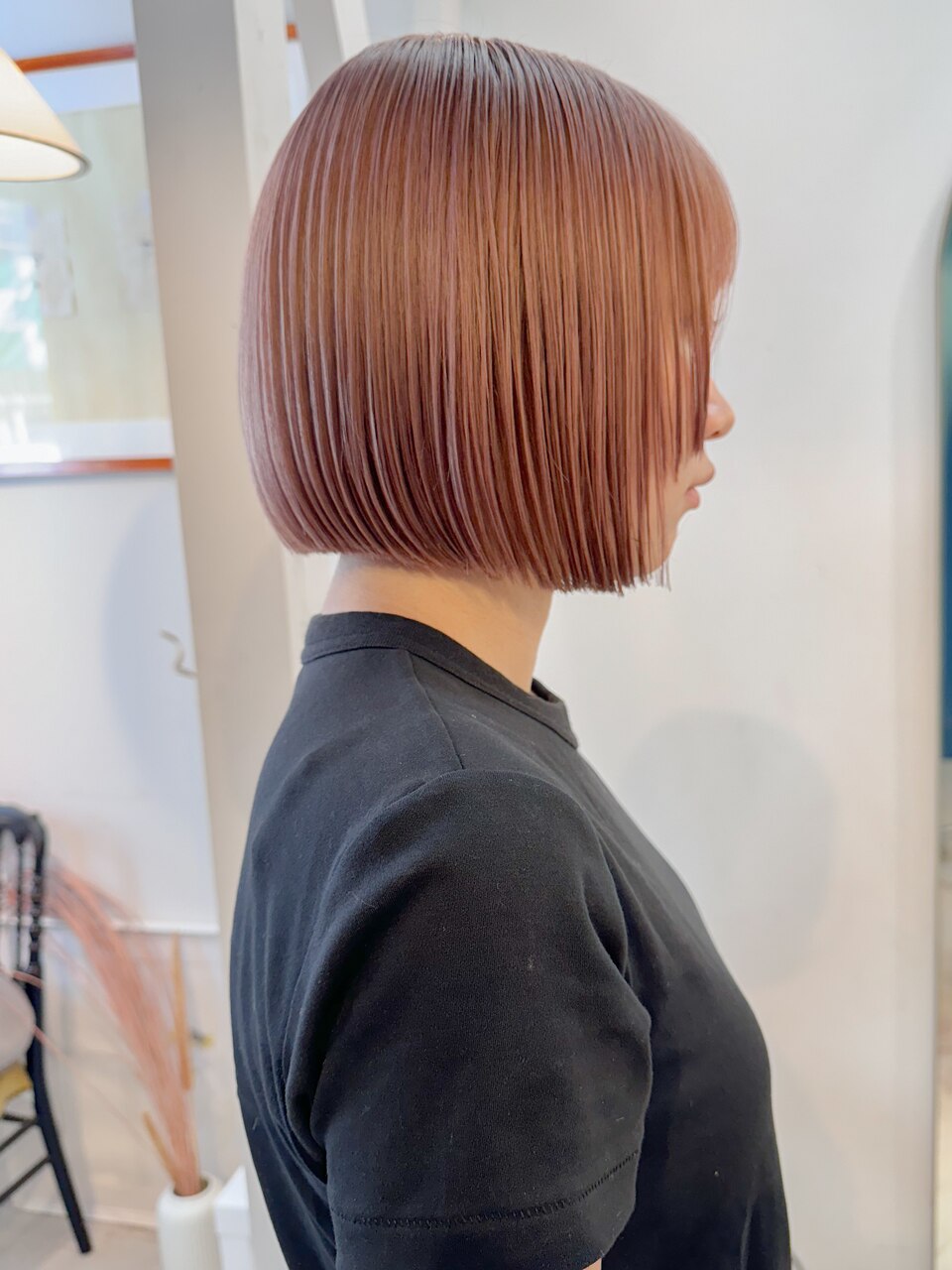 艶ボブ/ピンクベージュ/表参道