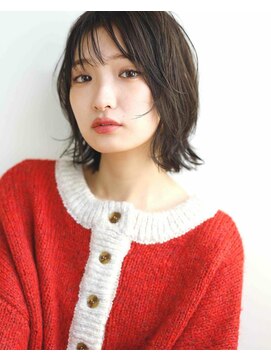 ロッソ 五反野店(Rosso) ぱつっとボブ×顔周りレイヤー[五反野]