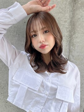 ラファンジュ ヘアー(Rohange hair) ニュアンスカール×エフォートレスバング