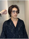 =メンズボブ/スパイキーショート/ニュアンスパーマ/MEN’S HAIR
