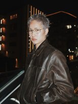 ダブ ムート(DaB MUUT)&nbsp;メンズシルバーホワイトスパイキーショート