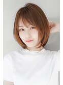 【GEEKS渋谷】ナチュラルボブウルフ/20代30代/春カラー/前髪あり