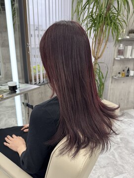 エヴァン(HEVIN) ブリーチなし　カーディナルレッド