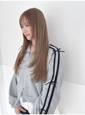 透明感カラー★ダブルカラーブリーチミルクティーベージュ