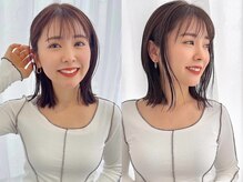 【グレイカラー】今まで通りに明るさ色味も楽しめる、白髪を活かす大人のためのデザインカラー (栄/栄駅)