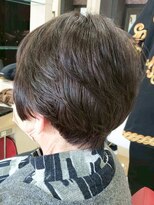 ヘアークリアー 春日部&nbsp;ミセス 首元すっきり丸みショートスタイル 美シルエット