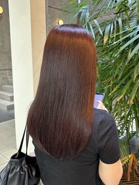 ガーランド(Girland) 【girland】ピンクブラウン 韓国風/レイヤーカット