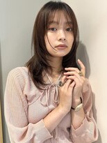 トリッカ 銀座(tricca)&nbsp;ミディアムヘア/暗髪ベージュ/ミディアムレイヤー