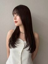 コア銀座メゾン(COA GINZA Maison)&nbsp;髪質改善レイヤーカット前髪カット顔周りレイヤー暗めカラー銀座