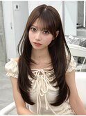 高めレイヤー　ワンカール　流し前髪　『桔川 恒』