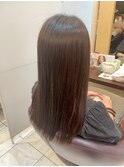 髪質改善/顔周りレイヤーカット/グレージュ[千葉/千葉駅]