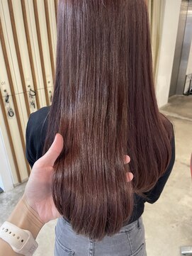 ピンクブラウンカラー