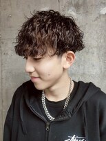 アルフレッド 平針店(alfRed)&nbsp;スパイラルパーマ マッシュ 刈り上げ ツイストスパイラルパーマ