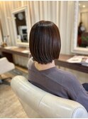 ピンシャキNG！曲がる美髪ストレートで丸みを残すツヤツヤボブ