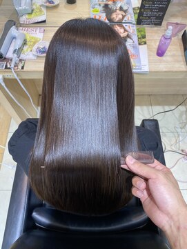 サラ 新宮店(SARA) 【新宮古賀】髪質改善縮毛矯正/つるりんちょ