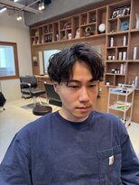 アトラクト バイ ラック 津田沼(Attract by LUCK)&nbsp;シャドウパーマ/津田沼/メンズパーマ/メンズ/ブリーチ