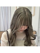 ジーナ 吉塚(Zina)&nbsp;顔周りカット×オリーブベージュ【福田れん】博多 吉塚 美容室