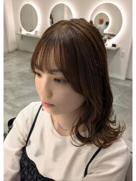 リュール バイ ヘッドライト 北千住店(lueur by HEADLIGHT) 柔らかブラウン×韓国風くびれヘア