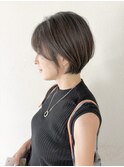 【HOSSY】丸みショート_ショートボブ_大人ショート