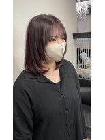 ヘアーデザイン ジェルム(Hair Design germe)&nbsp;ミディアムレイヤーボブ #しのだスペシャル