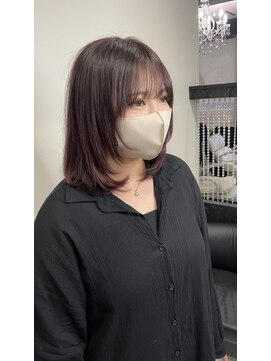 ヘアーデザイン ジェルム(Hair Design germe) ミディアムレイヤーボブ #しのだスペシャル